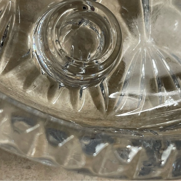 Tabletop Centerpiece Tapered Candle Crystal Glass Candle Holder. - Picture 10 of 16